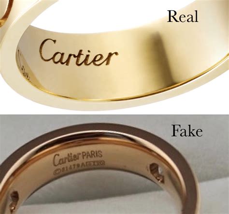 fake cartier ring vs real|cartier 750 ring 52833a worth.